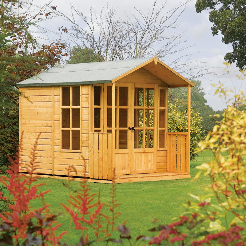 Sol 72 Outdoor Scotia 7 x 10 Ft. Shiplap Summer House & Reviews